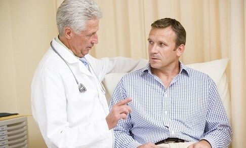 Consulte a un médico se ten prostatite