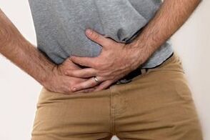 Dor no abdome inferior con prostatite