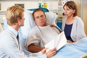 Tratamento da prostatite no hospital